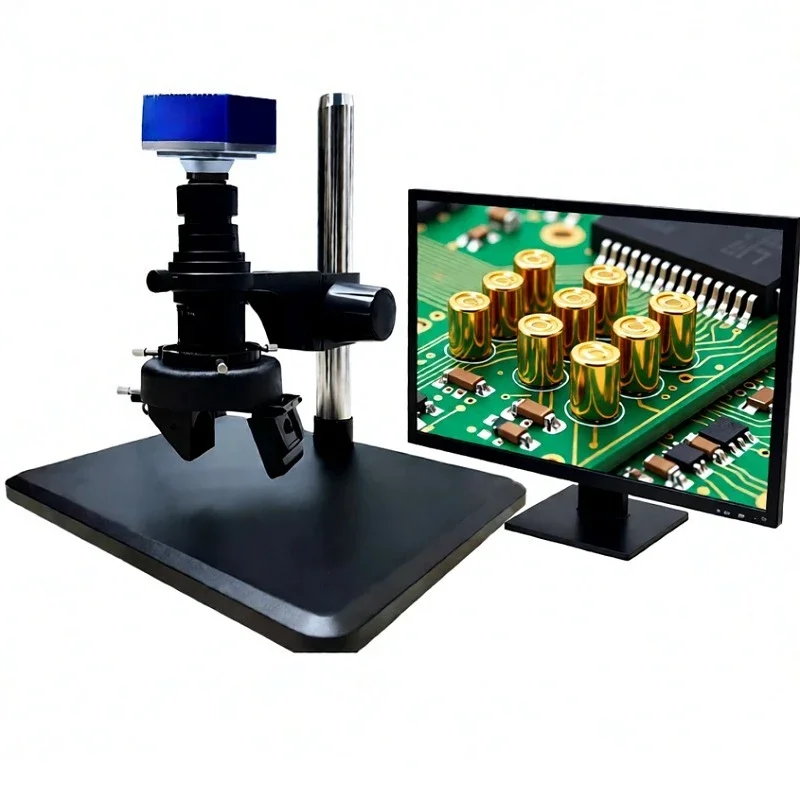 Stereo microscope ultra-clear 4K electronic display industrial display connected to computer manual magnifying glass major