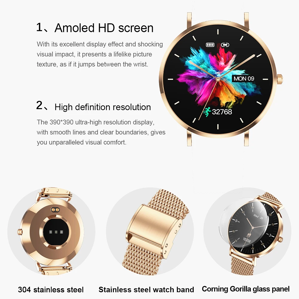 VALDUS VL43 PRO Smartwatch Man Woman Bluetooth Call Heart Rate Sports  Compatible With Android and IOS Systems 2024 Smart Watch