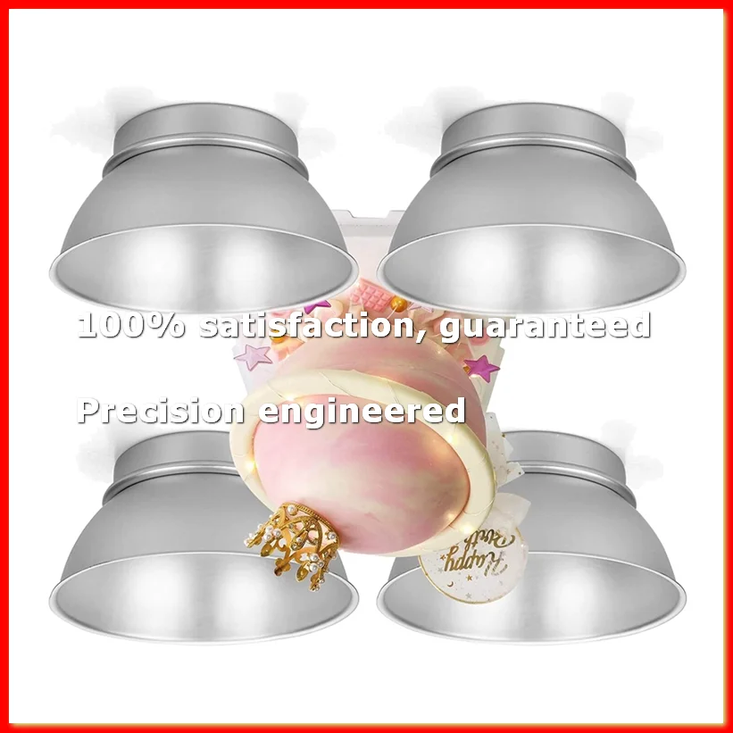

4Pcs/Set Round 3D Ball Shaped Cake Tin Aluminum Cake Pan Decorating Pastry Tools Cake Mold-A73M