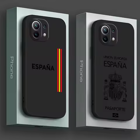 Spain LOGO Espa&ntilde;a Passport Phone Case For Xiaomi 15T 14T Pro 13T Mi 11T 10T 15Ultra Poco X7 F7 M7 Pro X3 X5 X6 F6 Silicone Cover