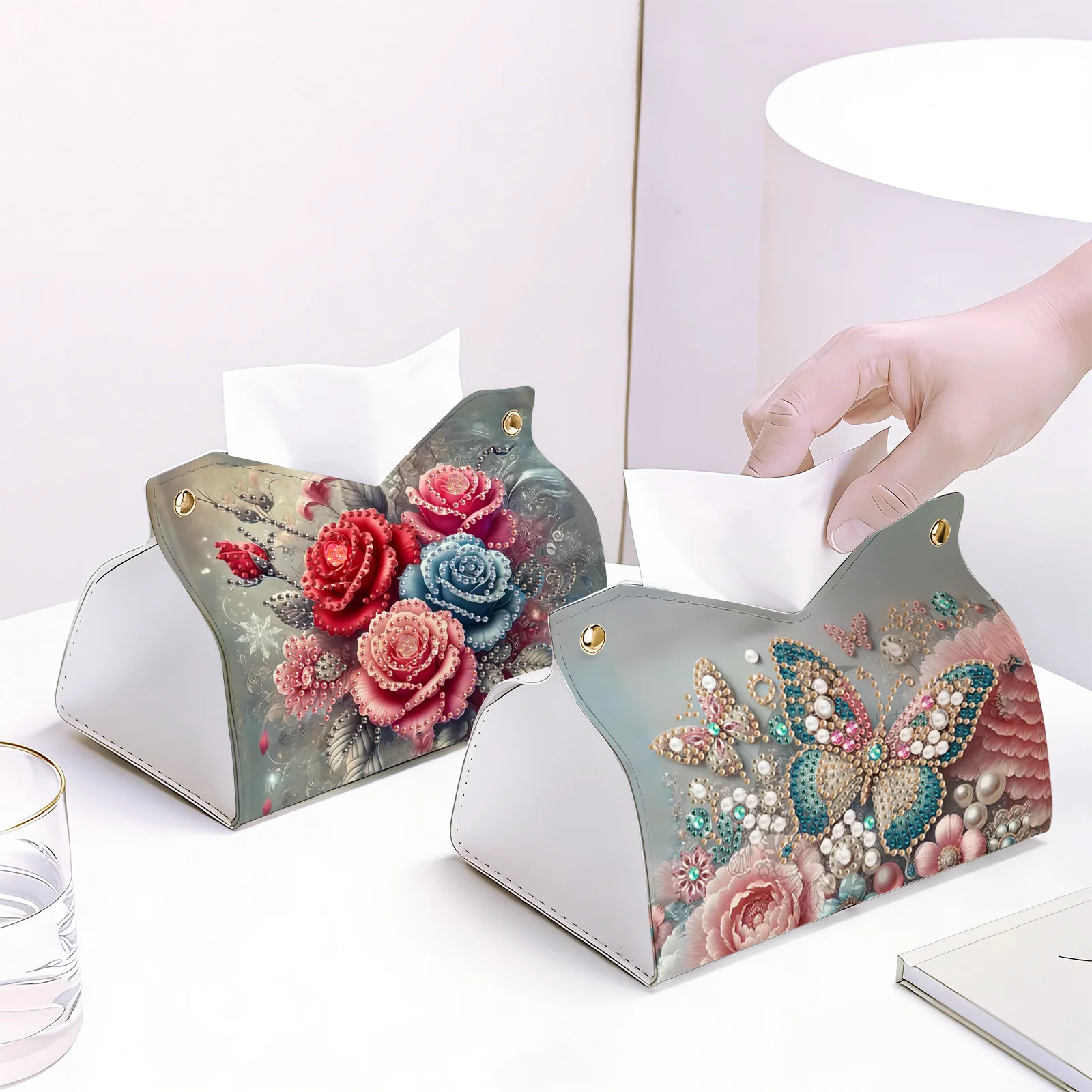 طقم رسم بالألماس من قطعة واحدة - مراجعة Pattern Tissue Paper وسعره