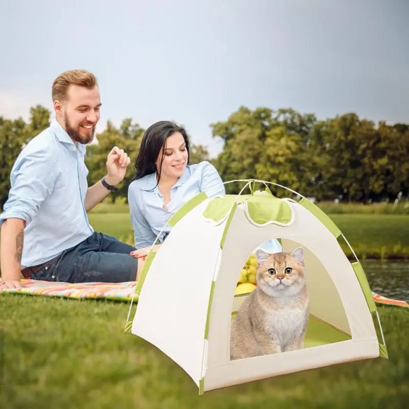 Cat Tent Cave Folding Indoor Comfort Nest Tent forKitten Comfortable Pet Nest Bed Pet House Tent for Garage Porch Barn Balcony