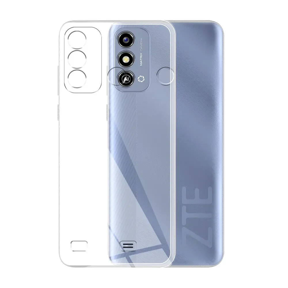 For ZTE Blade A53 Case Shockproof Clear Silicone Soft TPU Phone Case Cover For ZTE A53 Funda For ZTE Blade A53 Bumper Coque