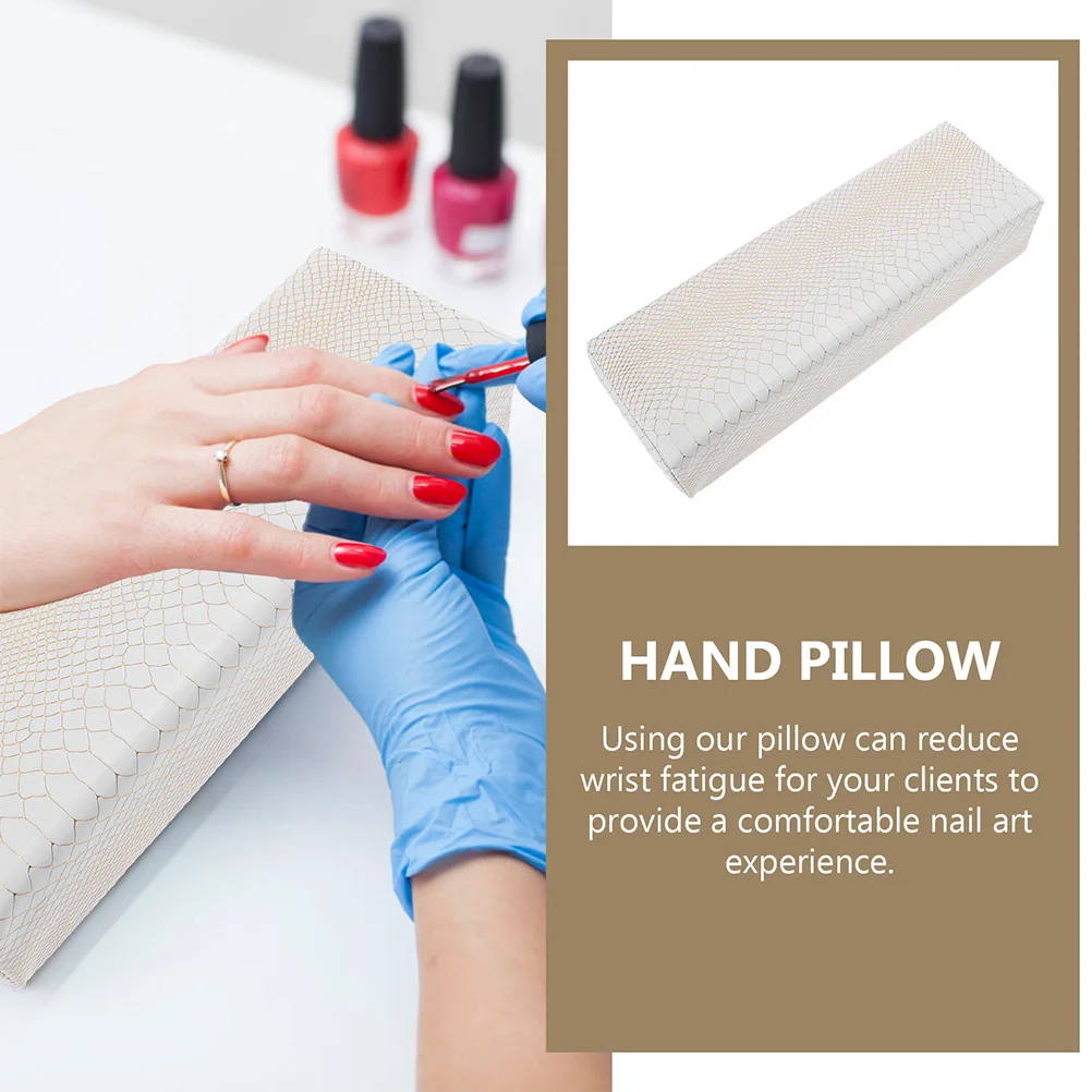 

Nail Arm Rest PU Material Comfortable Manicure Hand Pillow Nail Art Rest Cushion Professional Salon Hand Holder Tool