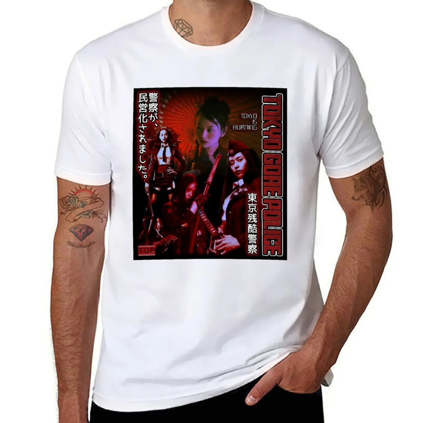 

Tokyo Gore Police T-Shirt funny t shirts cotton t shirts for man pack cotton T-Shirt