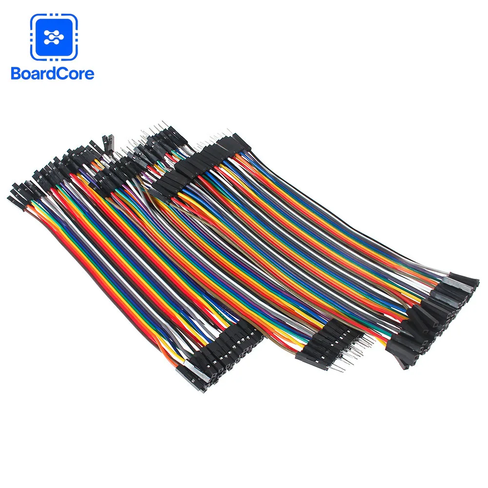 120-600PCS 40Pin 15CM Dupont Wires Female To Female Male To Female Male To Male Jumper Cables Ribbon Cables KIT for Arduino DIY
