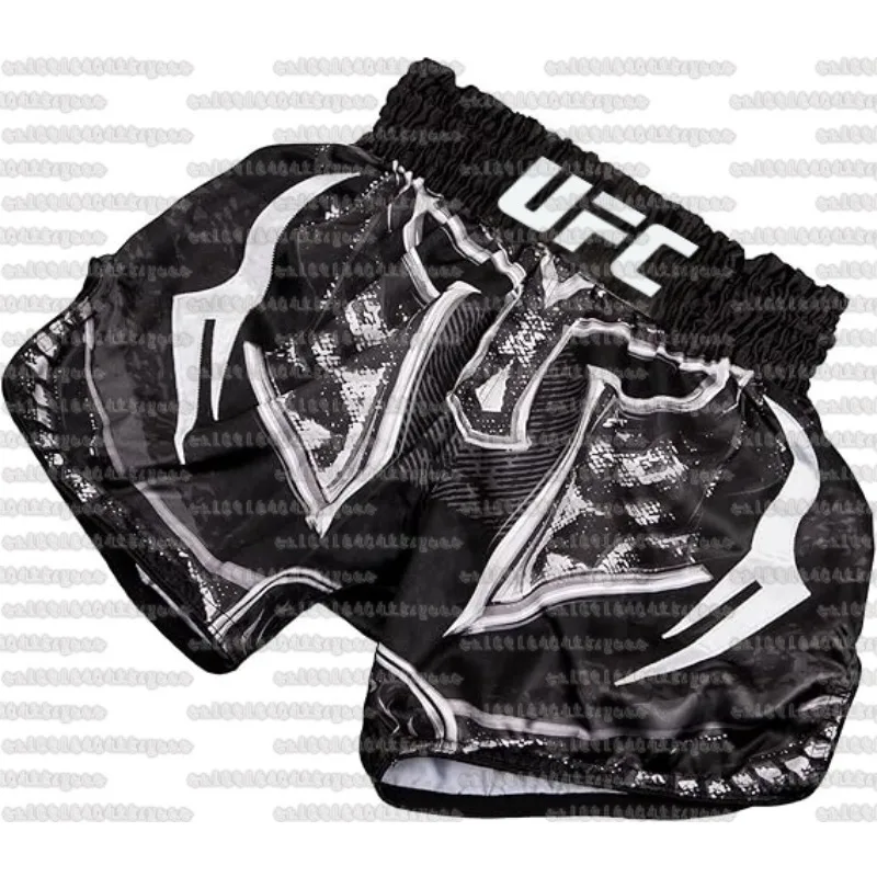 

Новинка 2023 года, боксерские шорты UFC для мужчин и женщин, дышащие быстросохнущие тренировочные шорты большого размера, уличная мода, крутые спортивные шорты