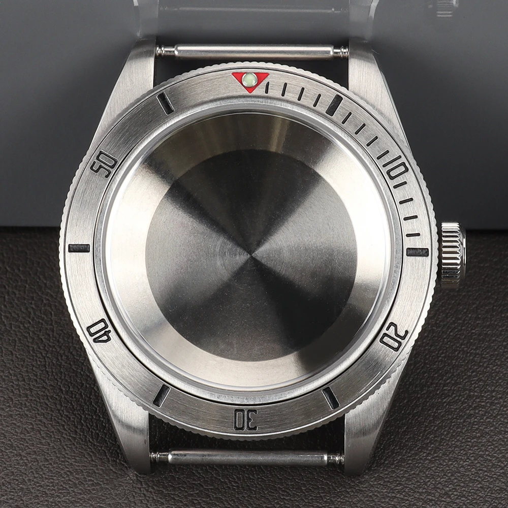 

Vintage Case 39mm Water Resistant Watch Case Metal case AR Domed Sapphire For BB58 NH34 NH35 NH36 NH70 NH72 Movement 28.5mm Dial