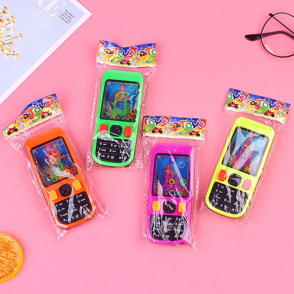 3 Pcs Mobile Phone Type Water Set Circle Water Machine Puzzle Game Machine For Kids Birthday Party Favors Boys Girls Goodie Bags