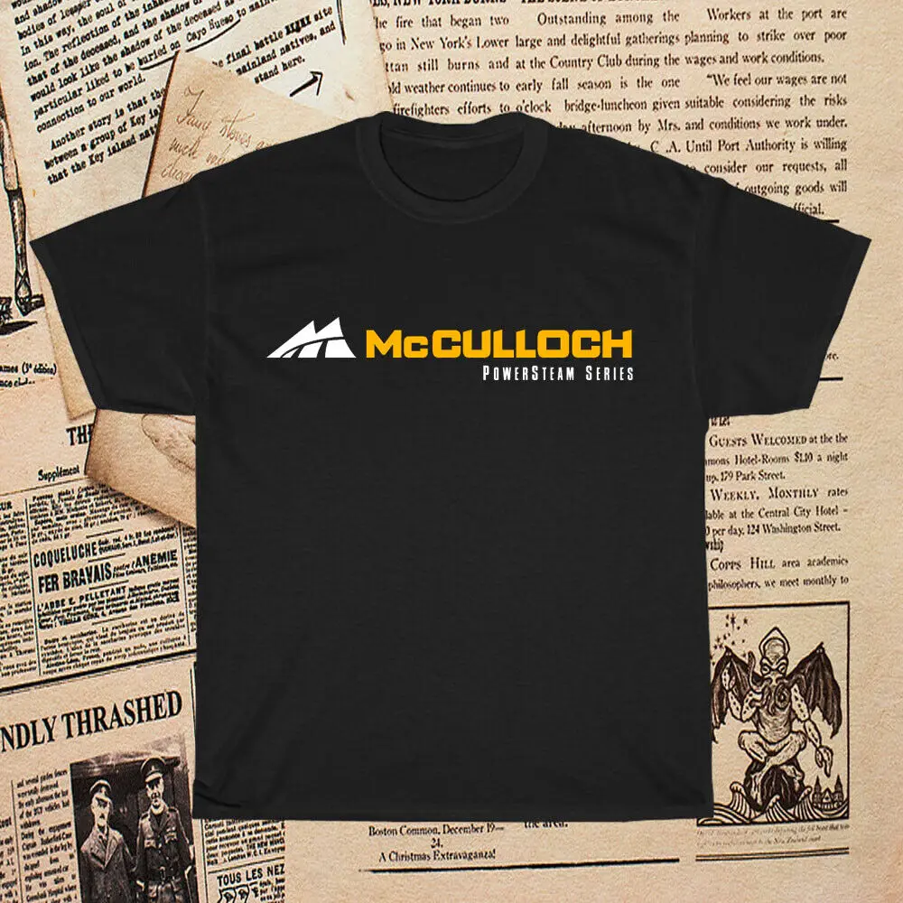 McCulloch Chainsaw   Men's T-Shirt    Tees High Quality 100%Cotton Short Sleeve