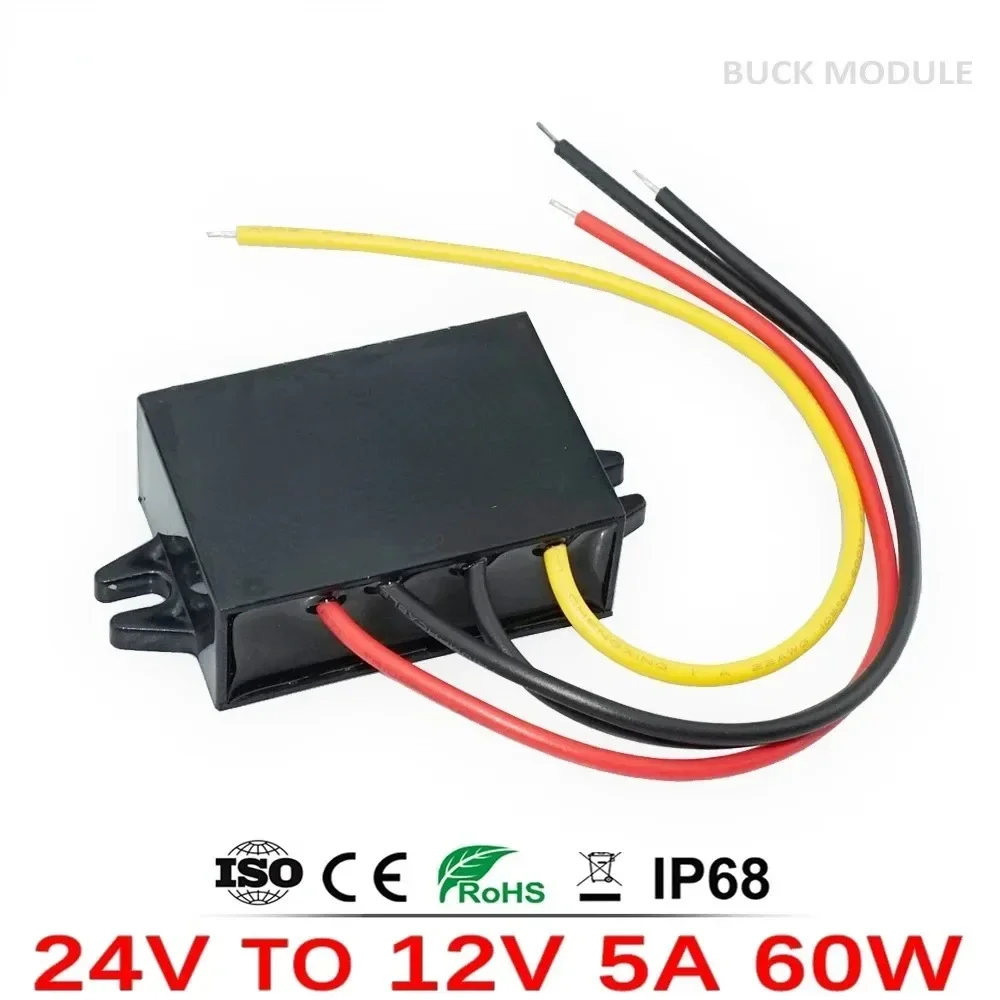 72V 60V 48V 36V 24V a 12V 20A 15A 10A 5A trasformatore regolatore di tensione Step-Down convertitore DC DC 18-90V alimentatore per auto ce