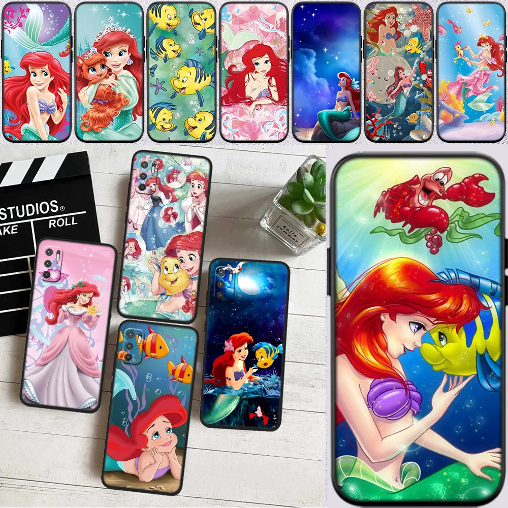 La Sirenita, Nueva Funda de Alta Gama para Redmi Note 10 11 12 Pro Max 10S 10C 10T 11A 11S 12S 12C