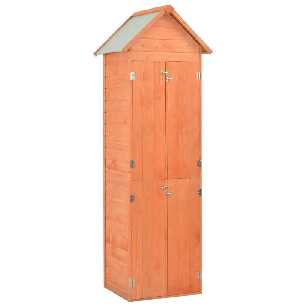 Wooden Garden Storage Shed 28x23.6x83.9 Inches - Durable Outdoor Organizer