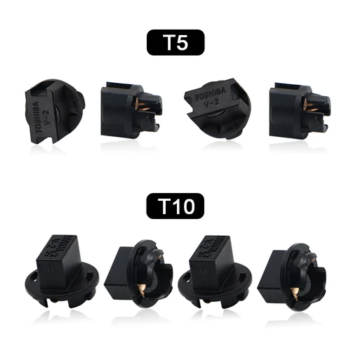 Imagen 2 del producto NSKANQI-enchufe de luz para coche, 1 piezas, T5/T10, cuña de bloqueo de giro, Panel de instrumentos, Base de bombilla