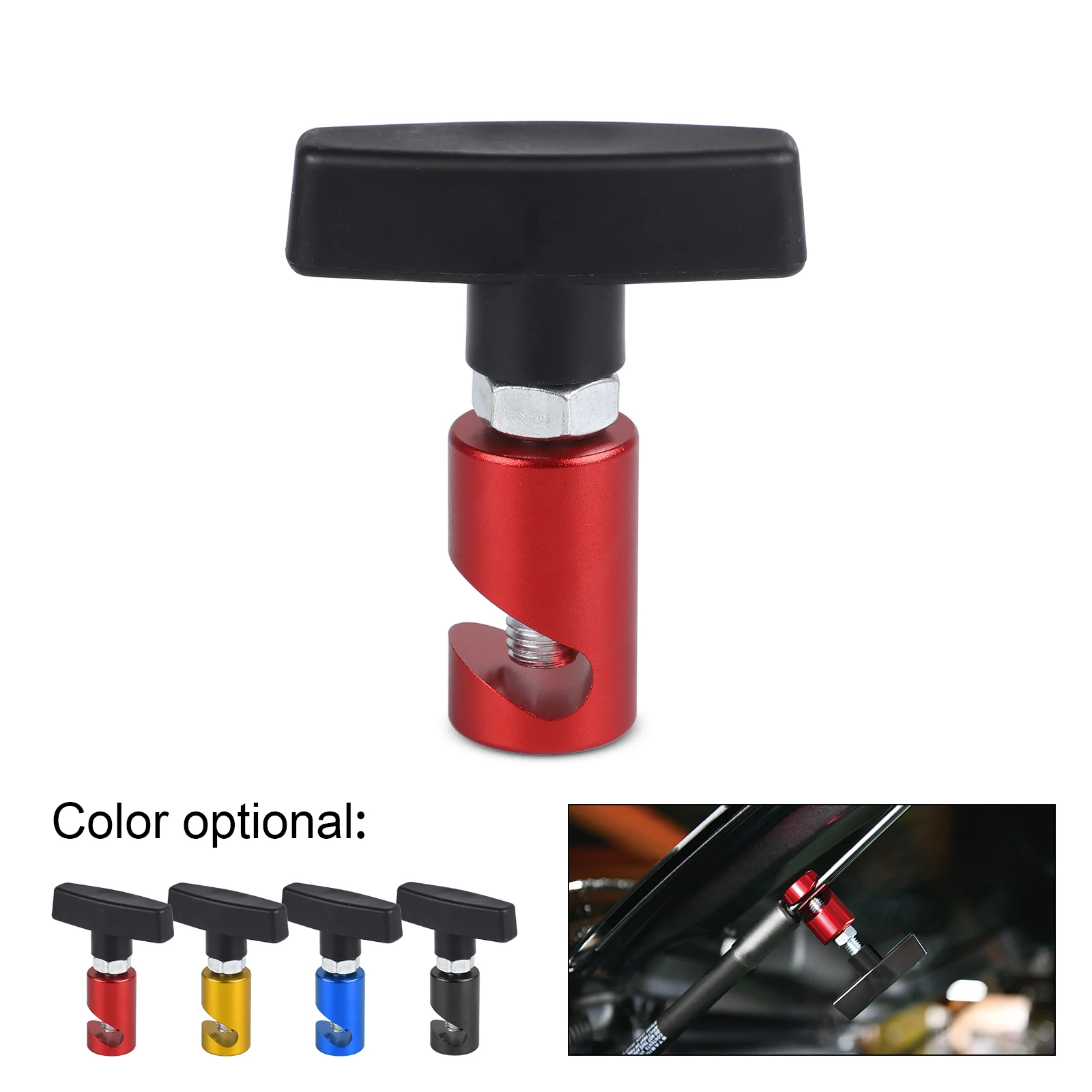 Car Hood Holder Luggage Absorber Engine Cover Trunk Air Pressure Anti-Slip Fixing Clamp Accessories Lifting Support Rod Tool