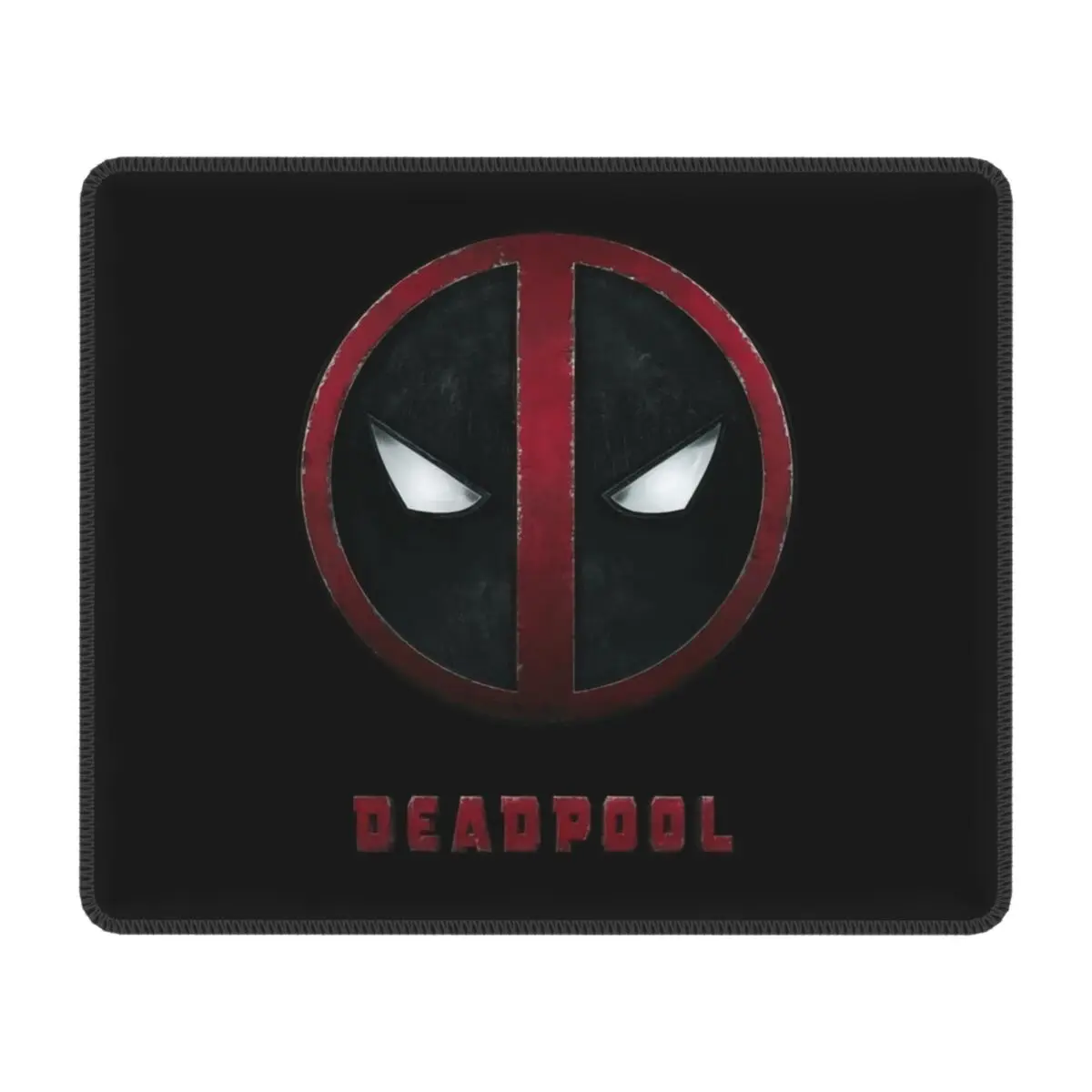 Custom Deadpool Logo Gamer Mouse Mat Non-Slip Rubber Base Lockedge Mousepad Office Laptop Computer Mouse Pad