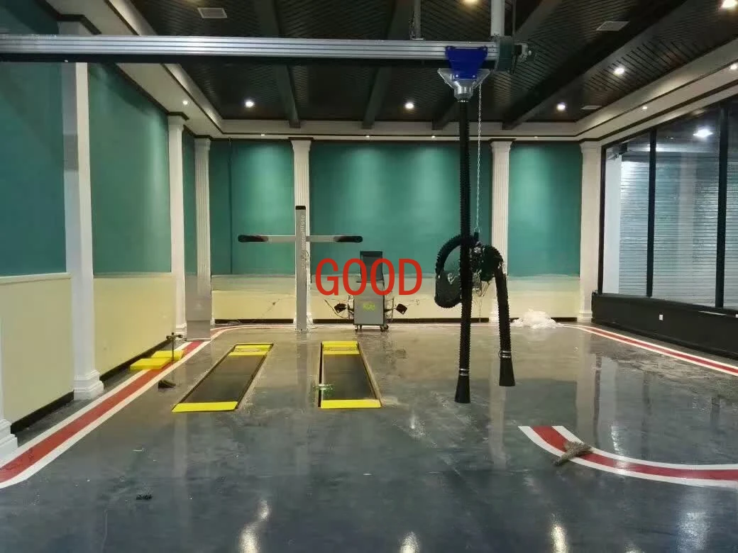 Automobile slide type exhaust gas extraction system Exhaust gas extraction machine