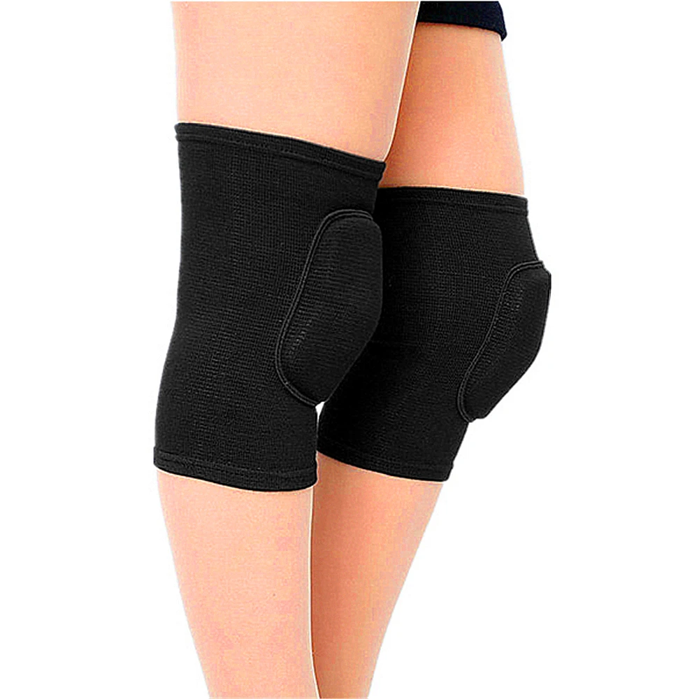 Rodillera deportiva para baile, Protector de rodilla para voleibol, Yoga, rodillera cruzada, calentadores de piernas de invierno, entrenamiento de Crossfit