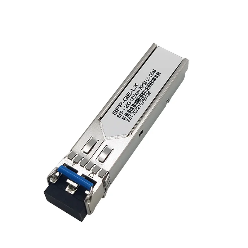 

BLIY SFP Gigabit/10G Optical Module, 1.25/10G Single-mode Dual-fiber LC, 20/40km 1310nm, compatible with all brands of switches