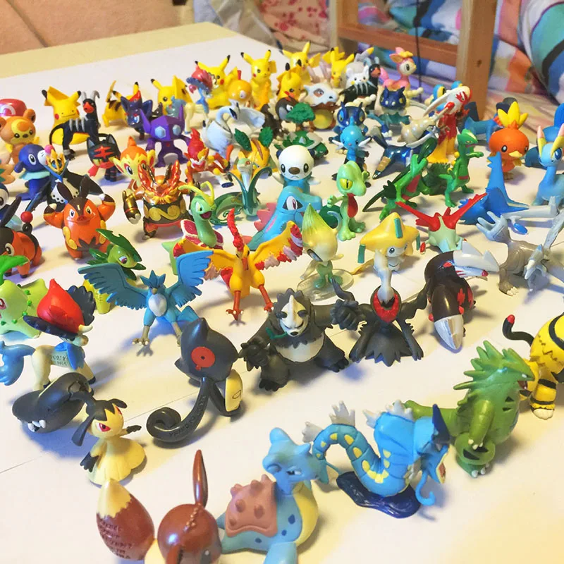 Cartoon Pokemon Toys Bulbasaur Lucario Squirtle Eevee Sobble Vulpix Snorlax Toxtricity Cyndaquil Pokemon Action Figure Dolls Toy