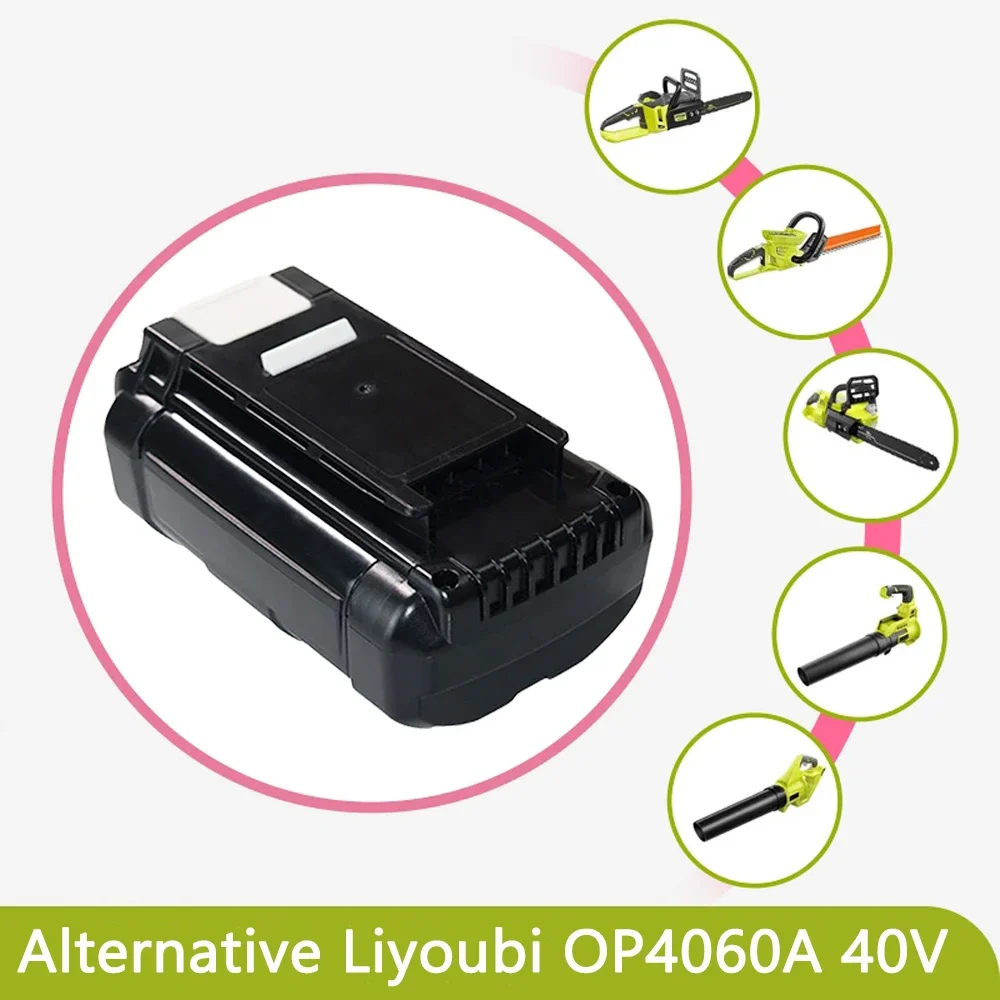 For Ryobi 36V-40V Li-ion Battery Charger,  Compatible OP4030 OP4040 OP4050 OP400A, Fast Charging With Dual USB Port