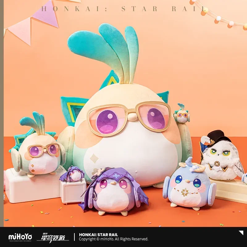 Presale Honkai Star Rail Official and Genuine Merch MiHoYo Original Authentic JMDHYS Series Plush Doll Keychain Aventurine Borin