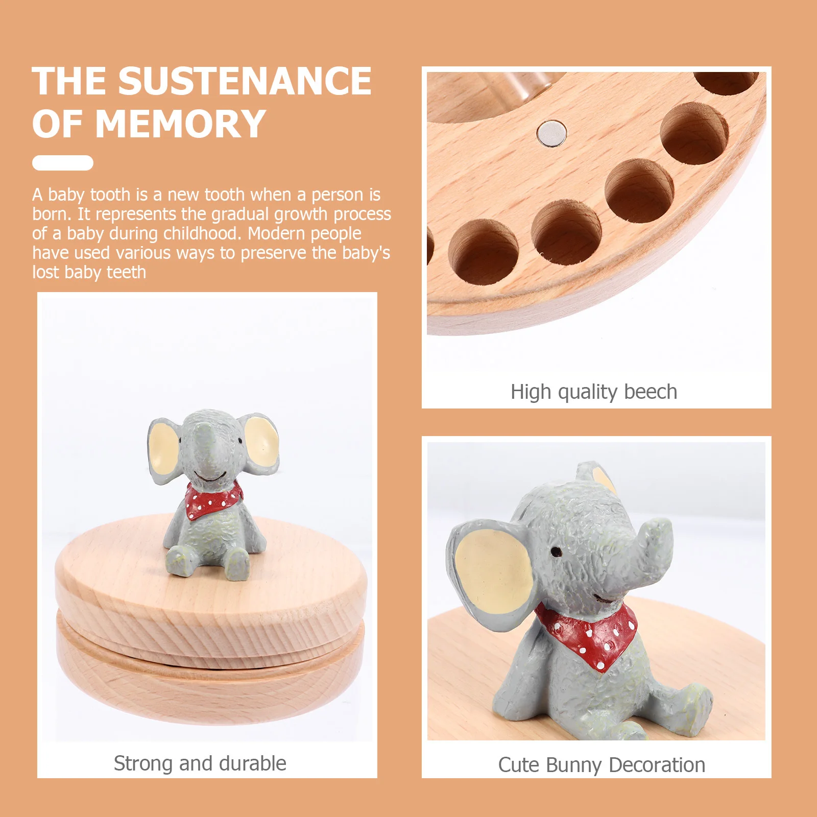 

1 комплект, коробка для хранения детских зубов, держатель для зубов, органайзер для лиственных зубов, таблица памяти, подарок, держатель для зубов