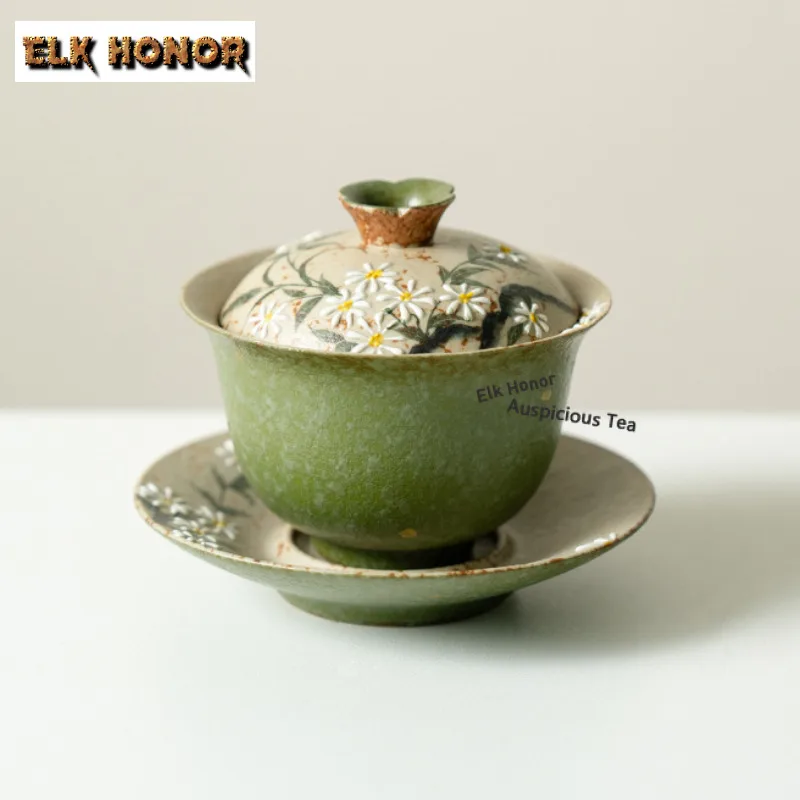 bol-a-the-vintage-100-ml-vert-orange-marguerite-gawan-retro-trois-talents-avec-couvercle-theiere-artisanat-chinois-cha