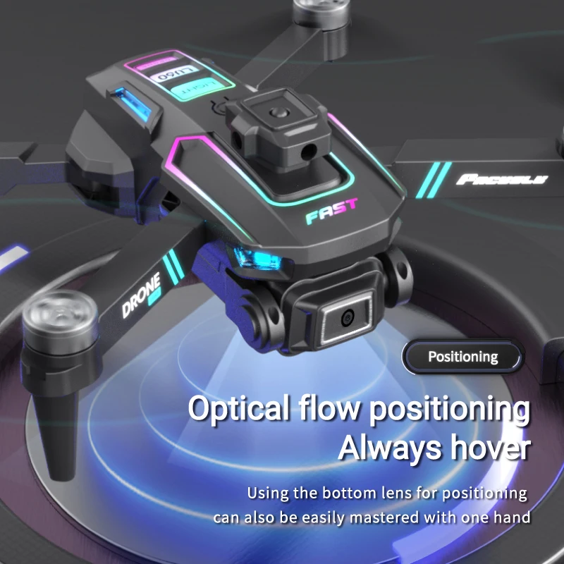 Intelligent LU60 drone with dual cameras, optical flow positioning, stunt flying, suitable for beginners, Christmas gift