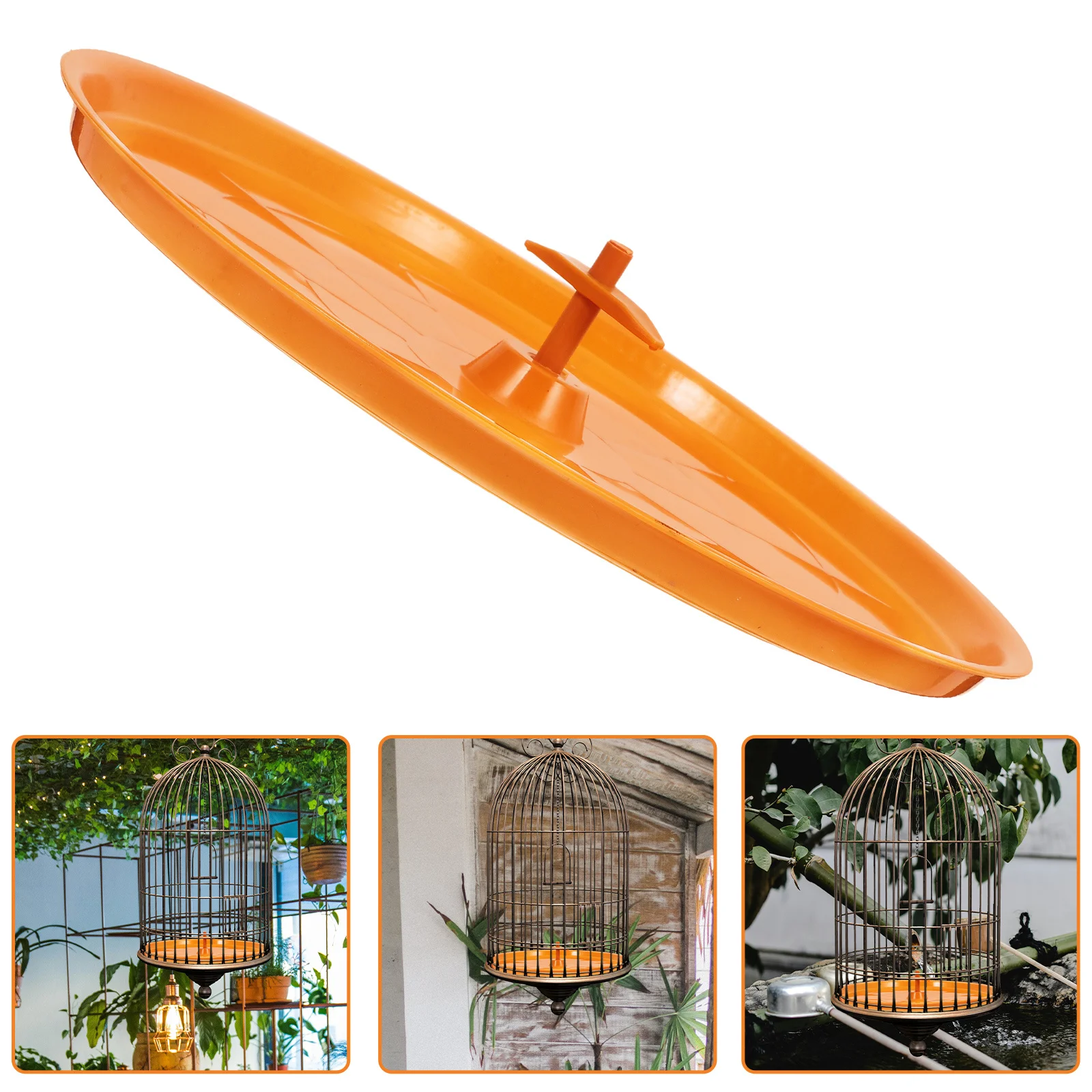 

Durable Plastic Bottom Leakproof Pet Potty Replacement For Litter Poop Tray Parrot Cage Accessories Easy Clean Toilet Pan Cage