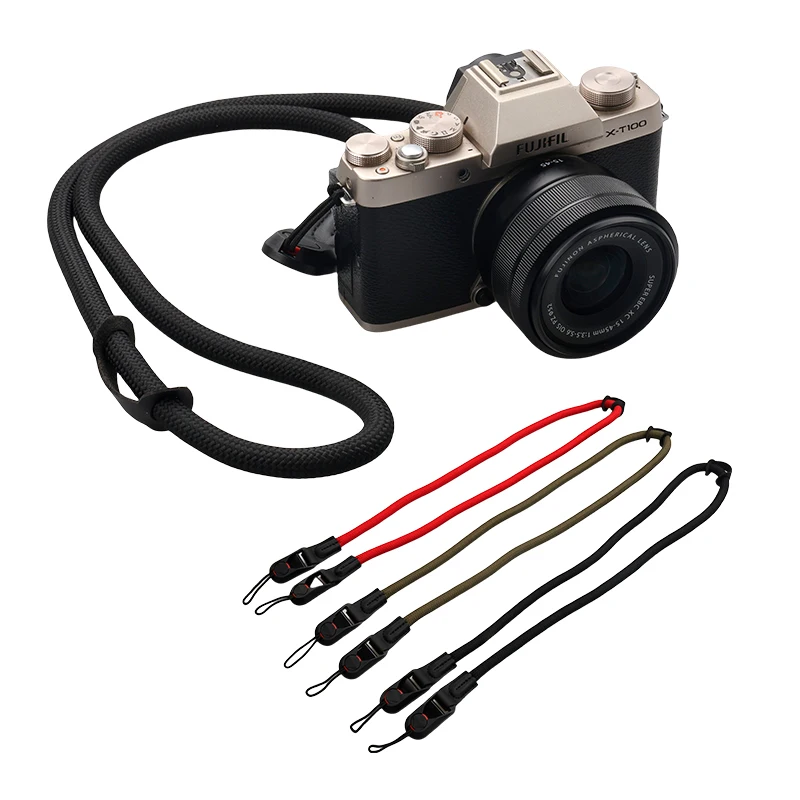 Универсальный ремешок на плечо для камеры Nikon Panasonic Canon Leica Sony Pentax Fujifilm, шейный ремень A7M4 A7C Fuji XT20 XS10