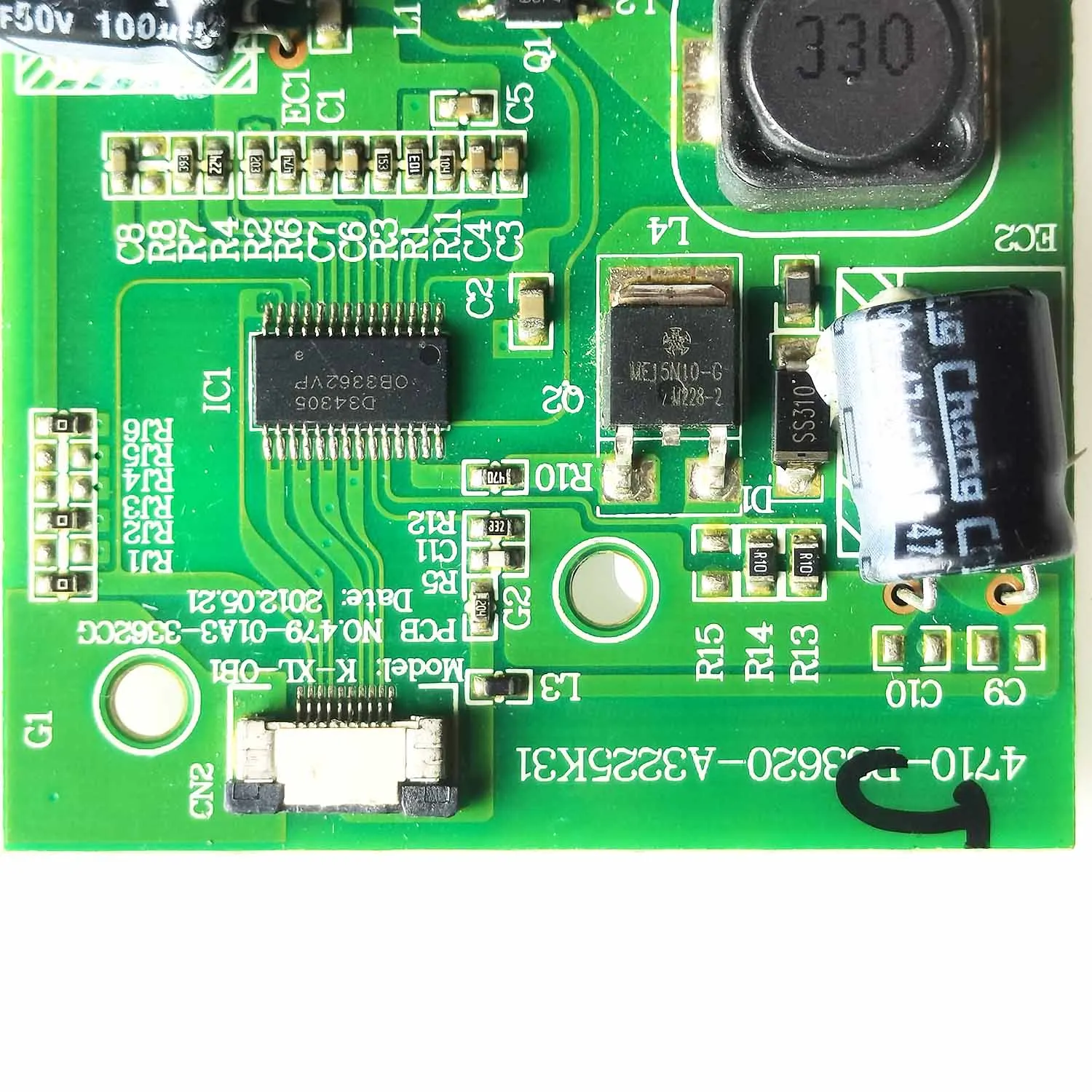 Wysokonapięciowa płyta LED E346897 4710-B33620-A3225K31 K-XL-OB1 479-01A3-3362CG o stałym prądzie