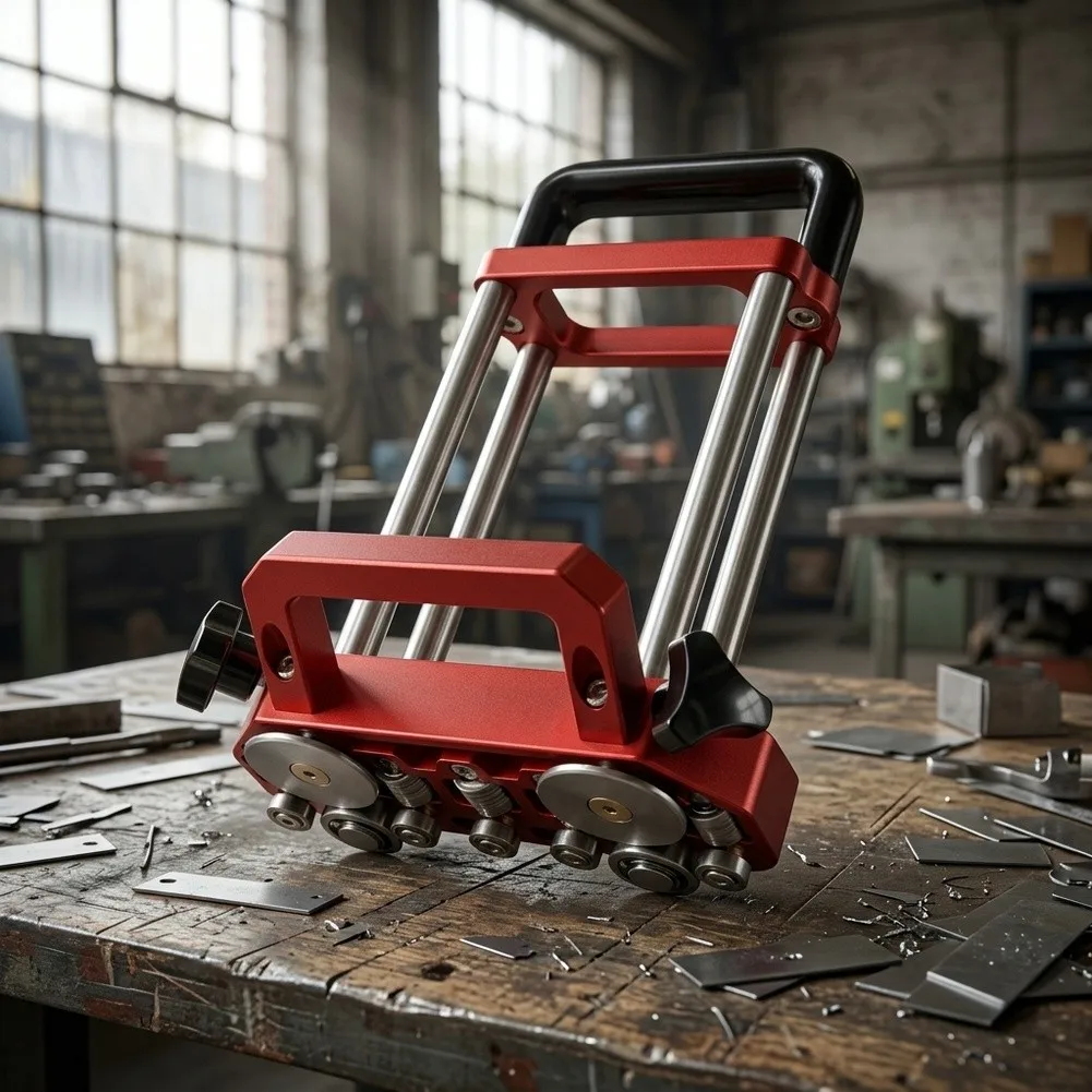 Two Station Manual For Bender for Sheet Metal Fabrication Requiring 0 to 90 Degree Angle Consistency and Rigidity