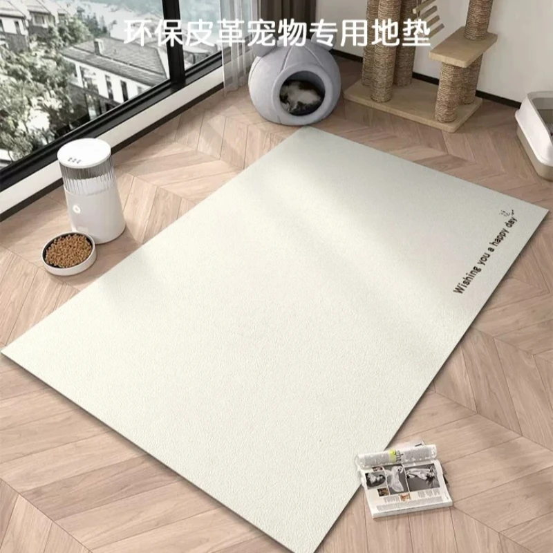 Waterproof Urine Proof PVC Pet Mat Anti Slip Four Seasons Universal Wash Free Dog Playpen Mat Cat Dog Bed Cushion Easy Care