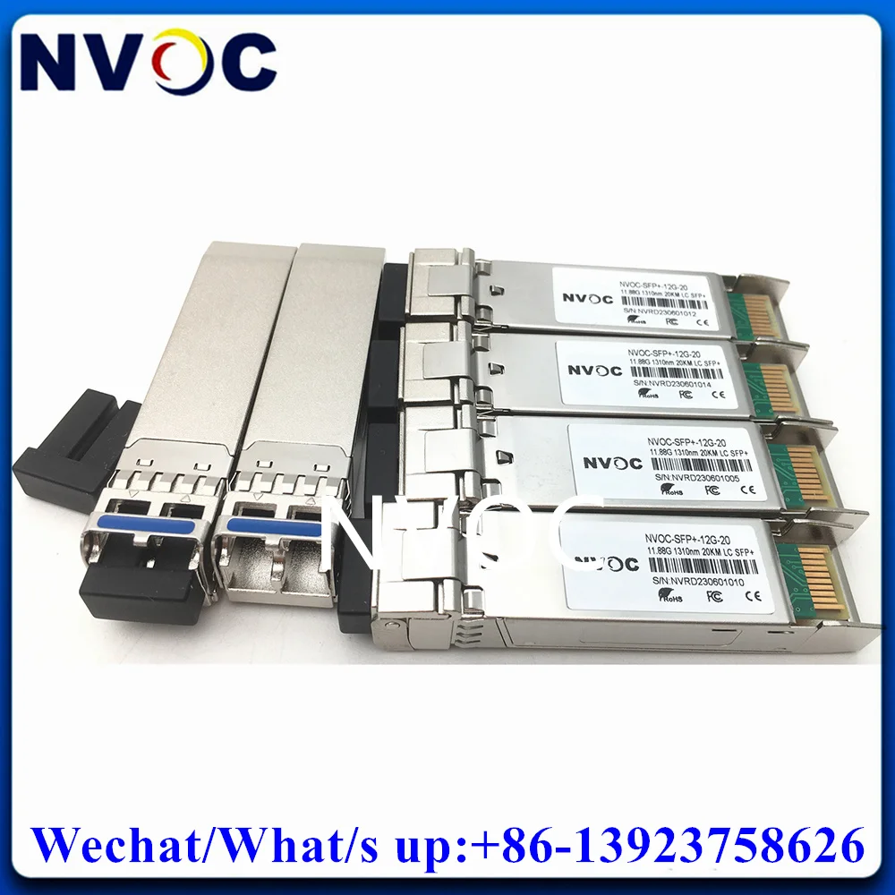 12Gbps 1310nm 10KM 20KM Video Duplex LC SFP Optical Transceiver Suitable for Black Magic Design SDI to Fiber Converter