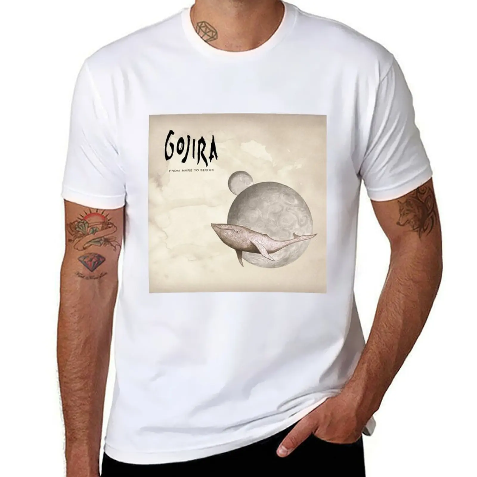 

Gojira from mars to sirius T-Shirt man t shirt graphic man t shirt heavy cotton T-Shirt