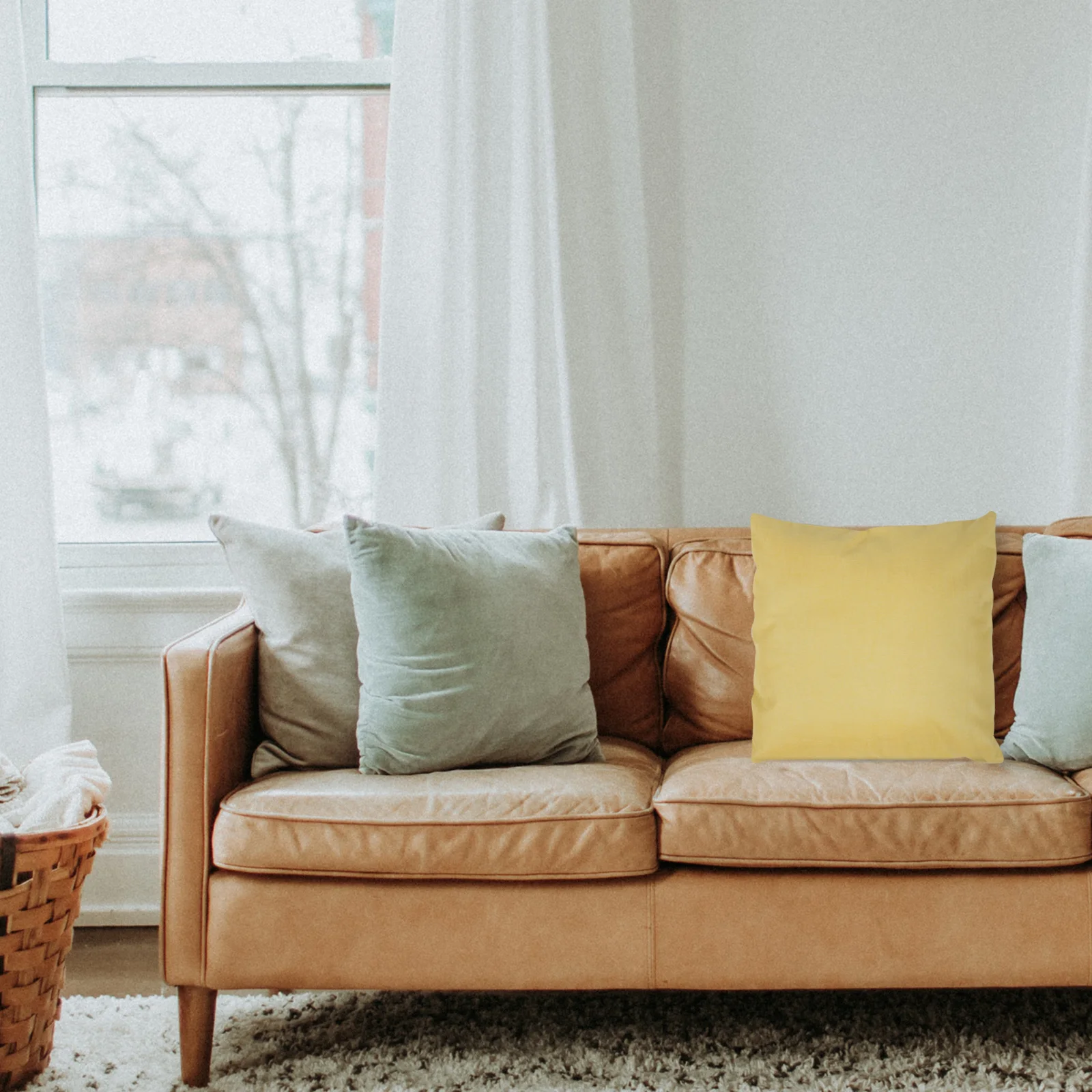 

Waterproof Pillow Cover Versatile Design Comfortable Hand Feeling for Library Coffee Shop Book Store Decor Home Sofa Pillowcase