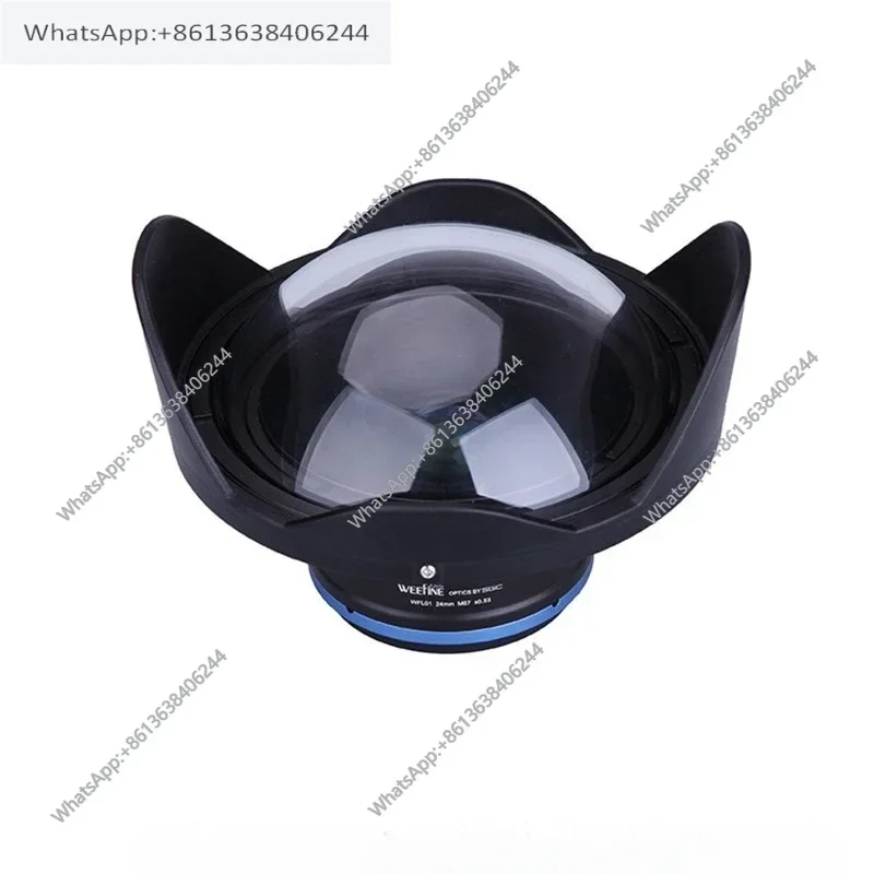 WEEFINE WFL01 24mm External Wide Angle Lens M67 145° Underwater Wide Angle Lens (M67 Interface)