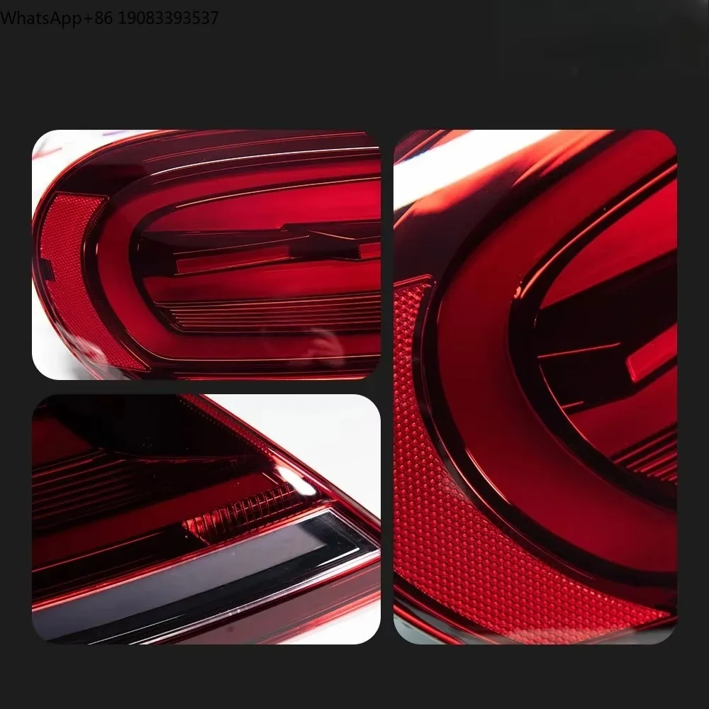 

Задние фонари с красными светодиодами и последовательными указателями поворота для VW Beetle 2013-2019