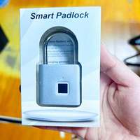 Intelligent fingerprint padlock, outdoor waterproof and rust proof padlock, intelligent electronic padlock head