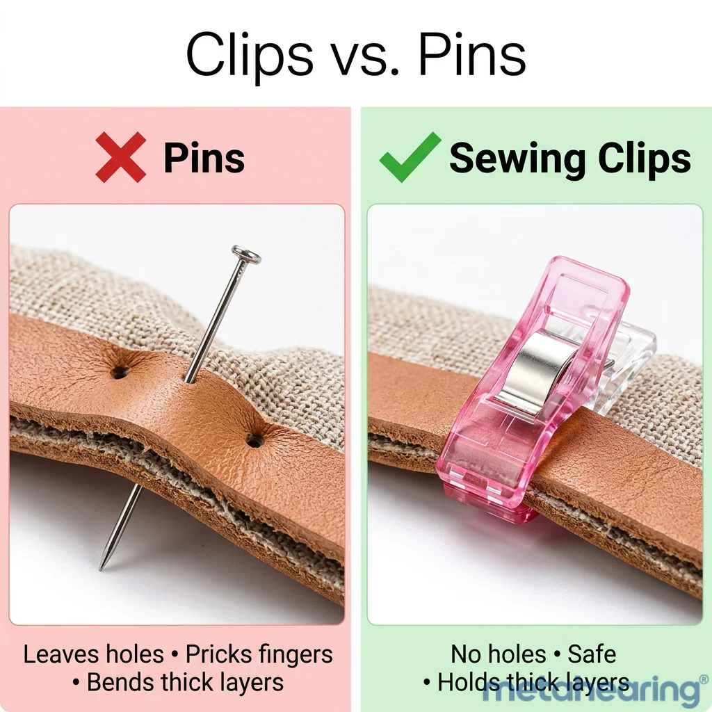 Bunte Kunststoff-Patchwork-Clips, Nähkanten-Befestigungsclips, DIY Handgefertigte Stoffclips – Detail 8