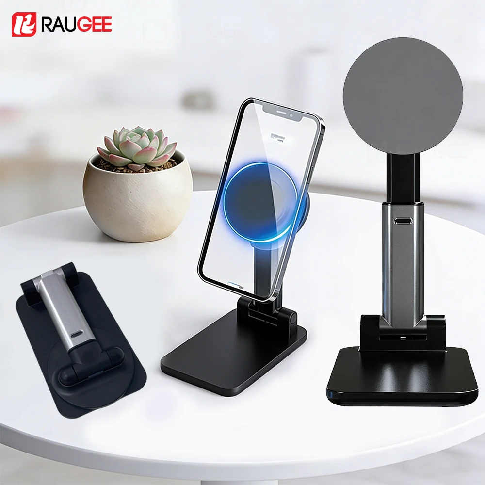 

Настольная подставка для телефона, регулируемая, портативная, магнитная, для офисного стола, держатель для телефона для iPhone, Samsung, Xiaomi