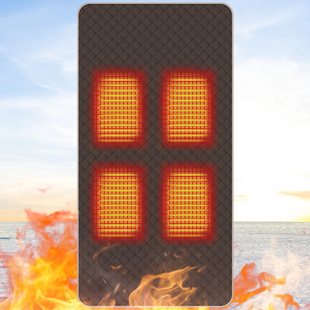 

3 уровня нагрева коврик для сиденья водонепроницаемый перезаряжаемый нескользящий подогреваемый коврик для зимнего стадиона для помещений улицы спорта пляжа