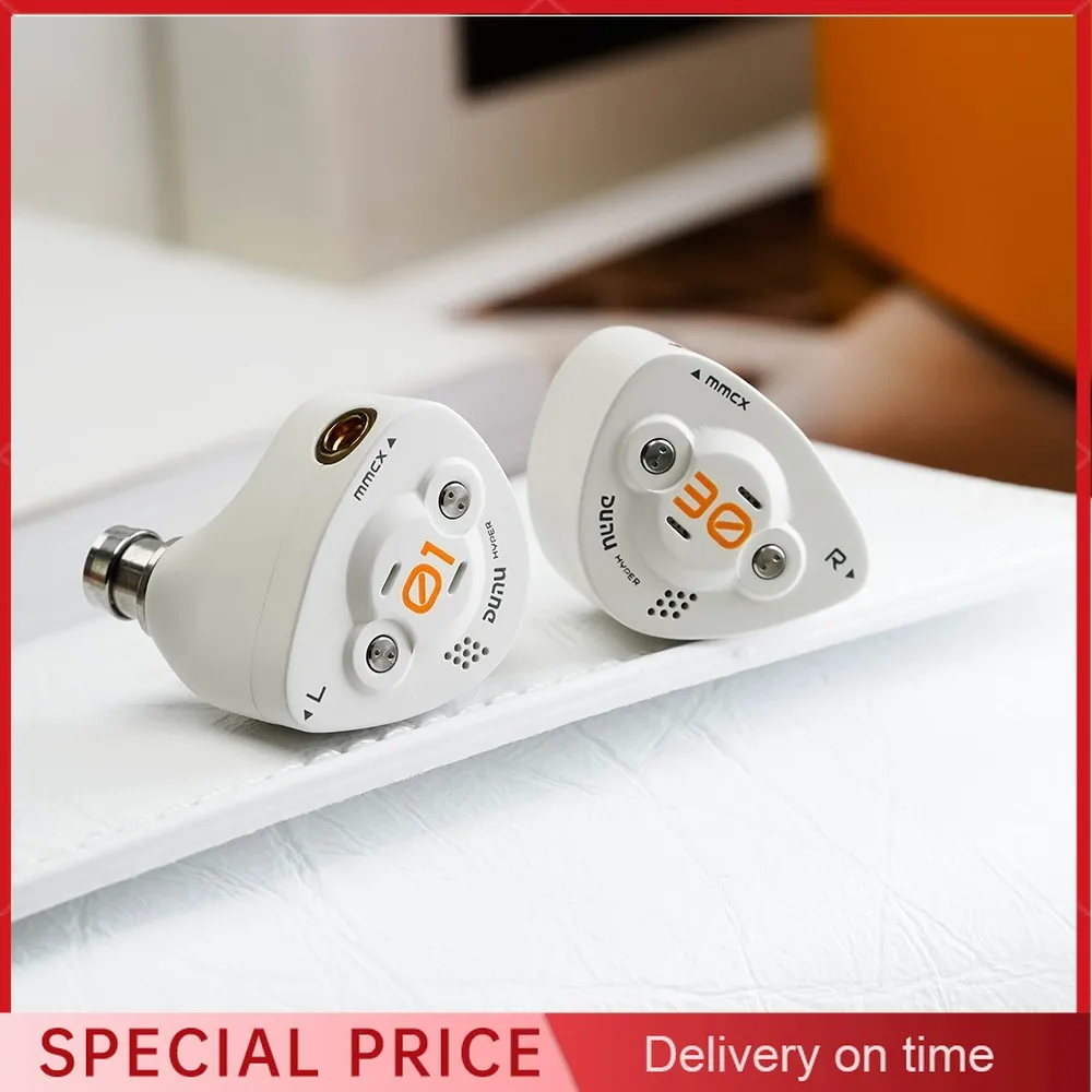 

DUNU DK3001BD 1DD+4BA+4Micro Planar Drivers In Ear Monitor Earphone HiFi Wired Hybrid Earphones MMCX with Q-Lock 3.5+4.4 Plugs