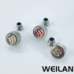 Zilveren S Horloge Kronen Horloge Onderdelen Vervanging Kroon Voor Nh35 Nh36 4r35 4r36 4r36 7s26 Beweging Skx007