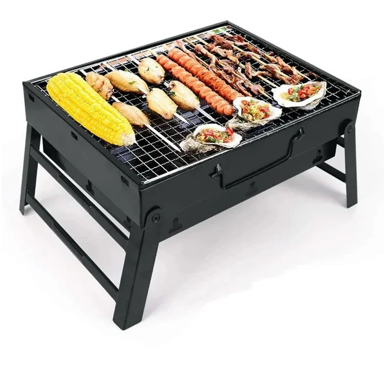 JWQ-006  Portable folding outdoor camping charcoal barbecue grill BBQ stove for cooking party