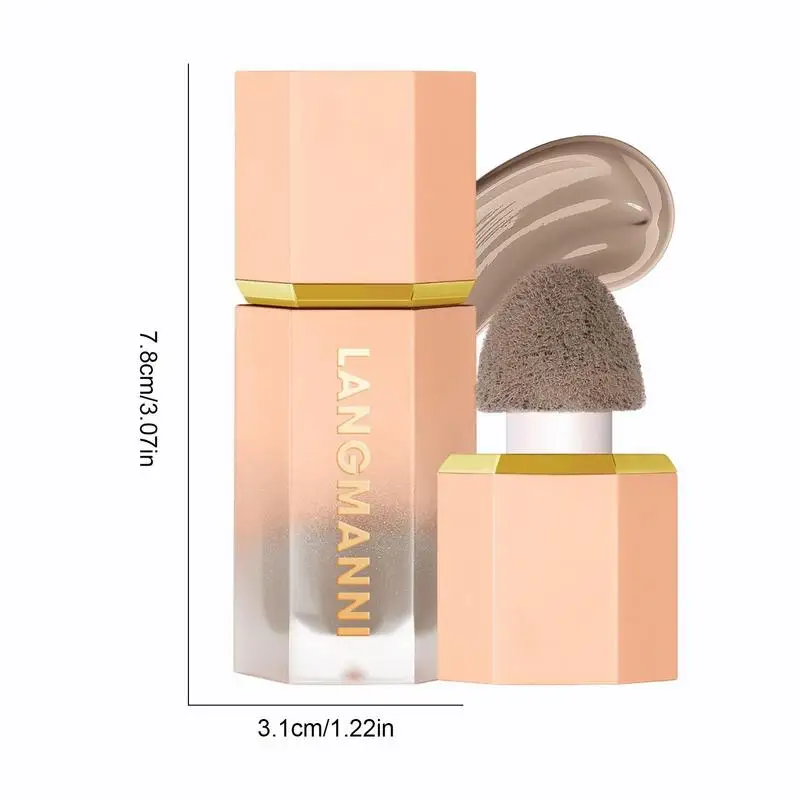 Natural Matte Liquid Contour Stick, Acabamento Highlighters, Sombra, Impermeável, Contorno Wand, Shaping Pen, Maquiagem Rosto