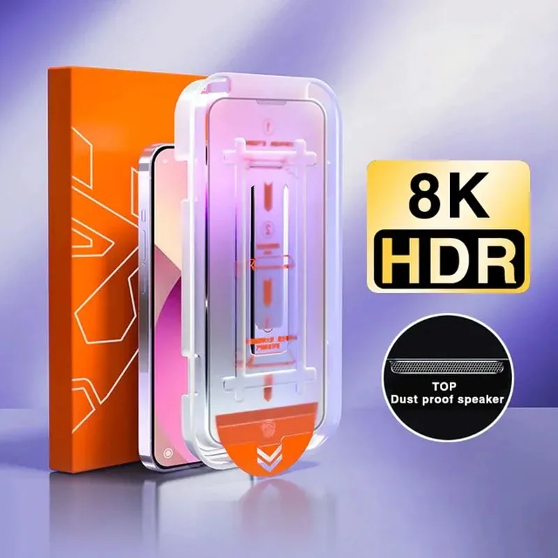 

Dust Free Proetctive Glass HD Screen Protector For Xiaomi Redmi Note 13 12 11 10 Pro 9 8 7 9S 10S 11S 12S 14C 10C 12C 13C Film