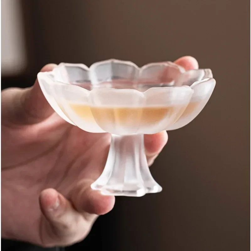 

Lotus Teacup Goblet, Tea Cup, Fragrance-Smelling Cup, Rice Wine, Chinese Distillate Spirits Cup