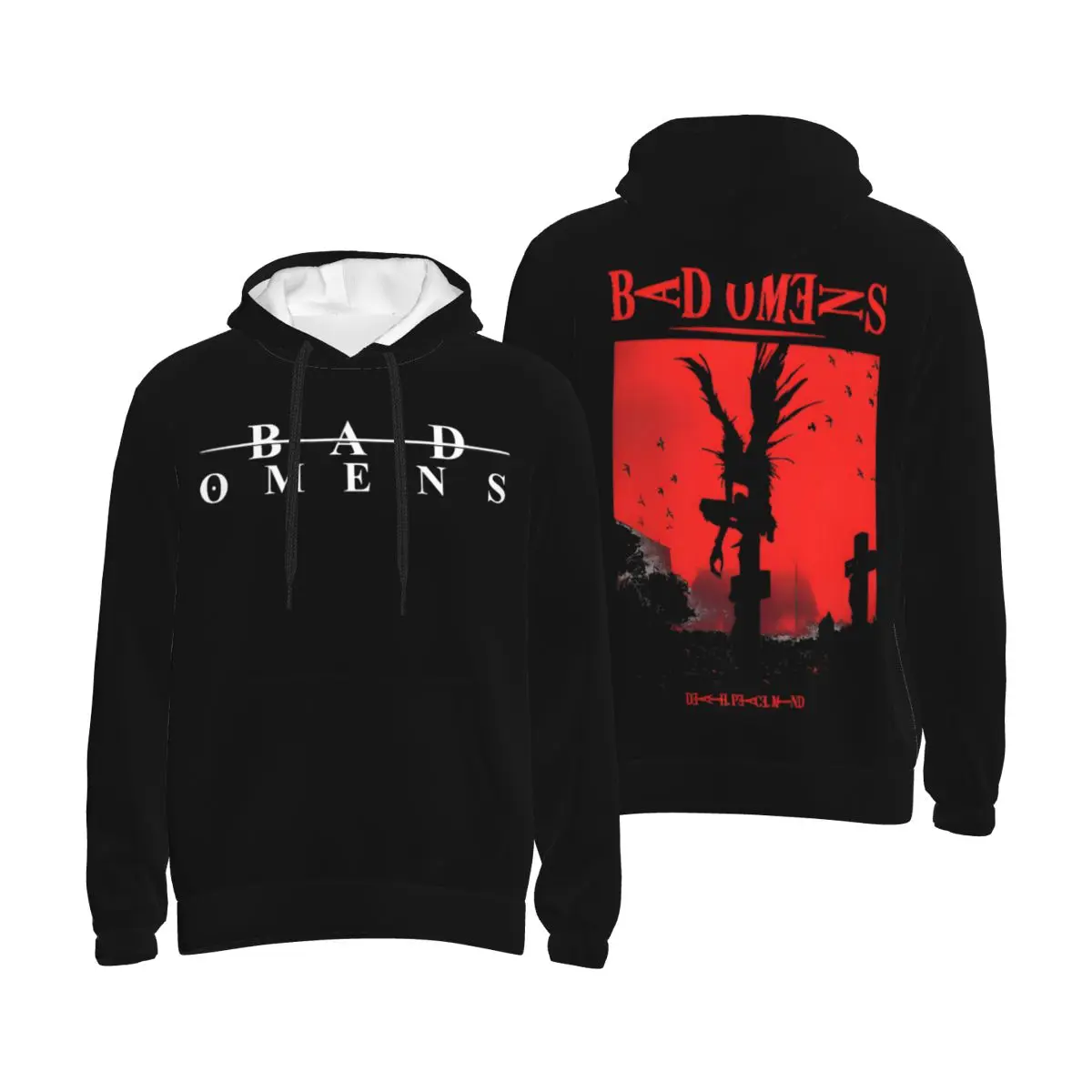 

Bad Omens Rock Band Album Tour Pocket Hoodie For Men Women Sweatshirt Graphic Hoodies Y2k Hoodie Pullover Long Sleeve Shirts